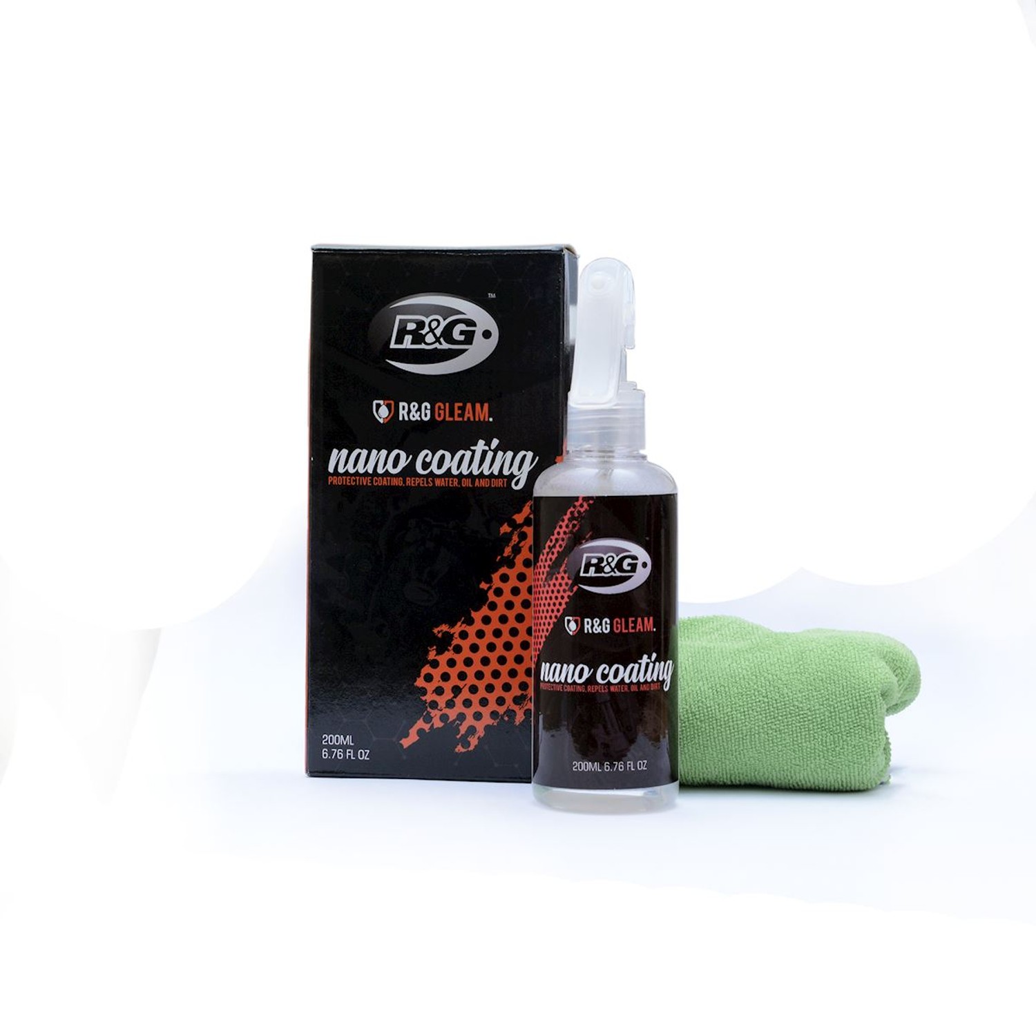 R&G Racing Nano Coating Spray with Microfibre Cloth - 200ml R&G Racing Nano Coating Spray with Microfibre Cloth - 200ml
